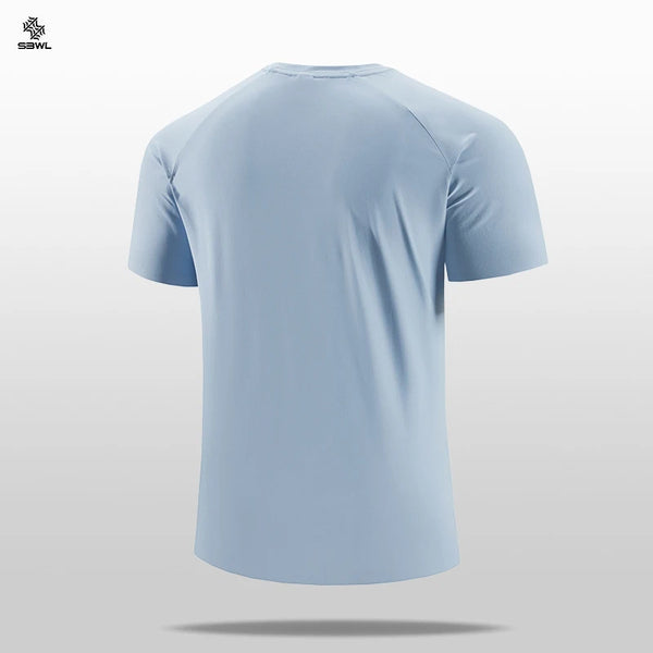 SBWL High Quality Men's Outdoor Running Casual Walking Training Weight Loss Sports Quick Drying T-Shirt Fitness Light Tee Tops
