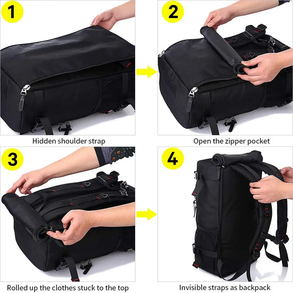 KAKA 40L Big Capacity Waterproof Trekking Fishing Hunting Bag Backpack Outdoor Rucksacks Sports Camping Hiking Multifunction Bag