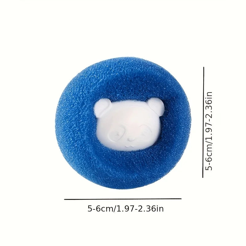 4pcs Reusable Pet Hair Cleaning Balls,Removes Lint And Hair Buildup,for Washing Machines And Dryers,Laundry Room Essential.