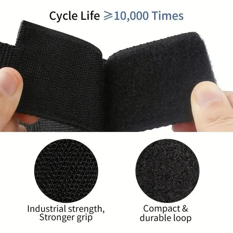 Cord Cleaning Holder Wire Manager With Rotating Buckle Nylon Heavy Cord Storage Strap For Power Cord Management Cable Hose