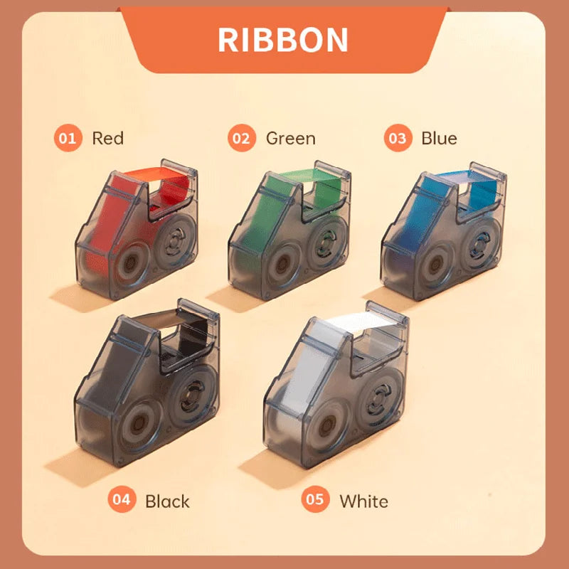 Niimbot N1/B18 PET Label Paper 2 Rolls Scratch-Resistant Tapes Carbon Ribbon Sticker Keep 8-10 Years For Portable Label Printer