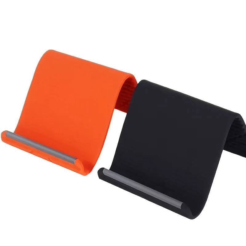 1pc Multi Functional Portable Foldable Silicone Phone Holder,Anti Slip Desktop Holder Design, Lazy Holder Travel Accessories