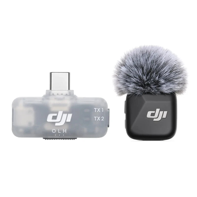 DJI Mic Mini Combo Inclusion DJI Mic Mini Transmitter and DJI Mic Series Mobile Receiver for Mobile Phone Original in Stock