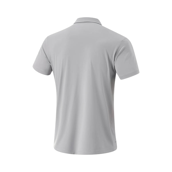 អាវប៉ូឡូហ្វឹកហាត់បុរស Li-Ning AT DRY ULTRA Polyester AT._UV-50+ អាវយឺតដៃខ្លី LiNing រាងធម្មតា មានខ្យល់ចេញចូលបាន APLV047