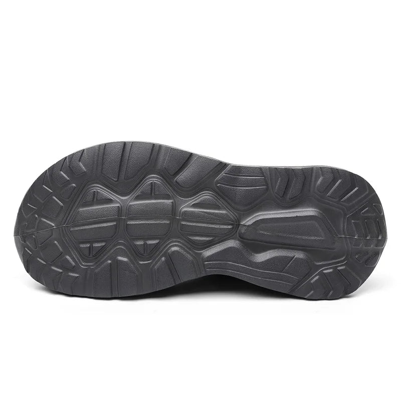 Men Wide Toe Box Knit Sneakers Stretch Breathable Casual Walking Shoes Roomy Fit for Swollen Feet Edema Bunions Athletic Shoes