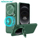 For Xiaomi 14 Ultra Magsafe Case NILLKIN CamShield Prop Full Coverage Lens Holder Phone Cover For Xiaomi 14 Ultra Magnetic For Green For Xiaomi 14 Ultra