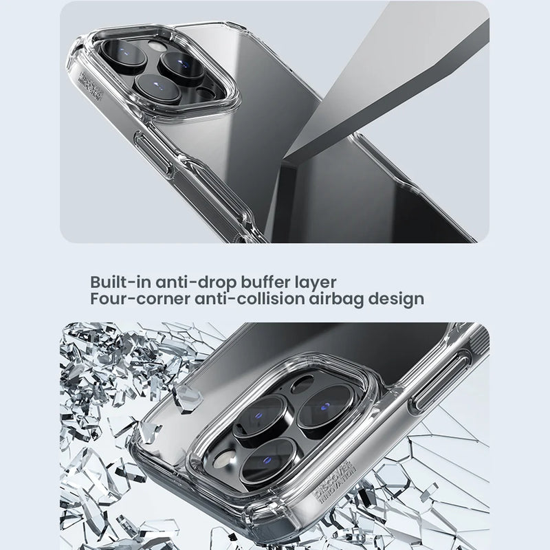 Nillkin For iPhone 16 Pro Max Case Nature TPU Case for iPhone 16 Pro Transparent Clear Soft Silicone Cover For iPhone 16 Cases