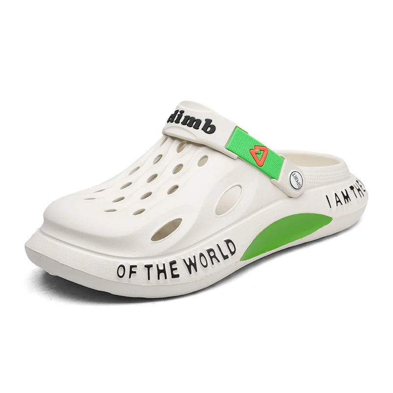 Soft Comfortable Rubber Clogs Slippers Beach Sandals Garden Shoes Summer Barefoot Water Shoes Cholas Man Zuecos Hombre