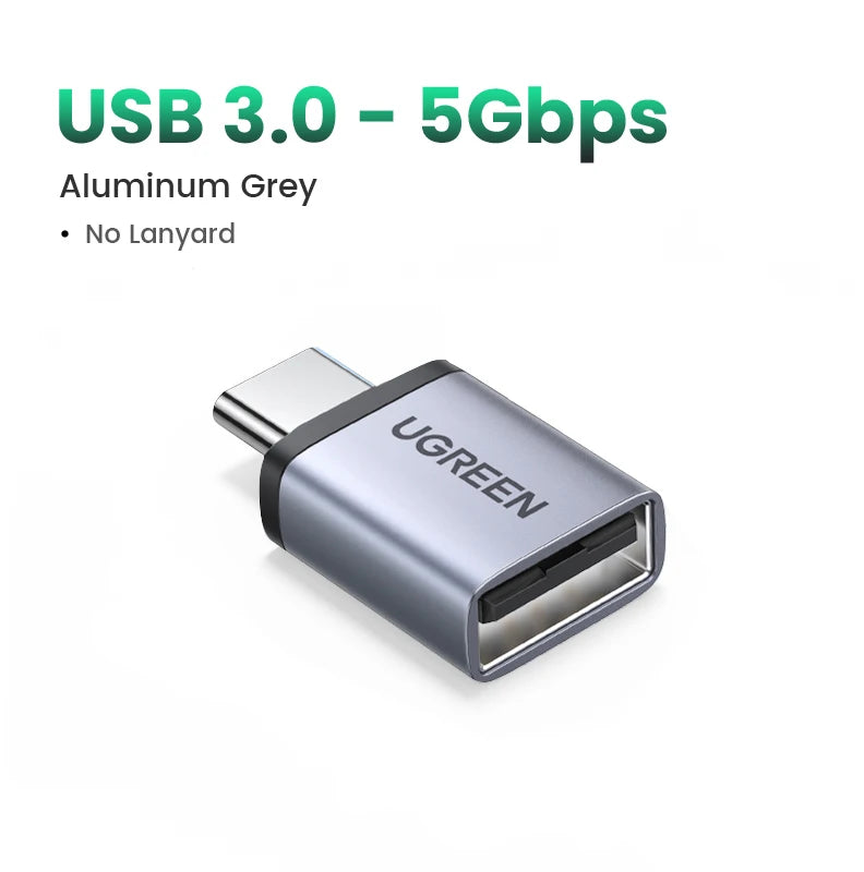 UGREEN USB C to USB 3.0 OTG Adapter USB Type-C OTG Data Cable Connector for Samsung GalaxyS 10 MacBook Pro 2019 USB C Adapter
