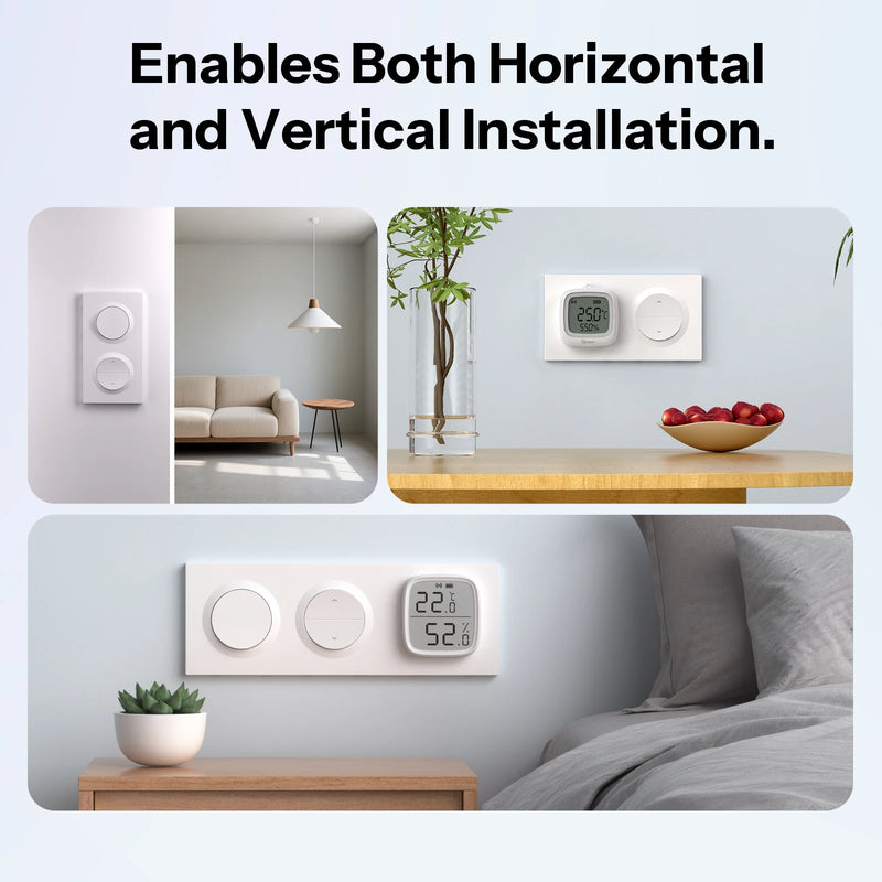 SONOFF Orb-2/3 Gang Wall Switch Frame EF2G/EF3G Adapted For Fusion Series Orb-RBS/Orb-ZBW1L/Orb-MW1/E1GS Designed For Enclosures
