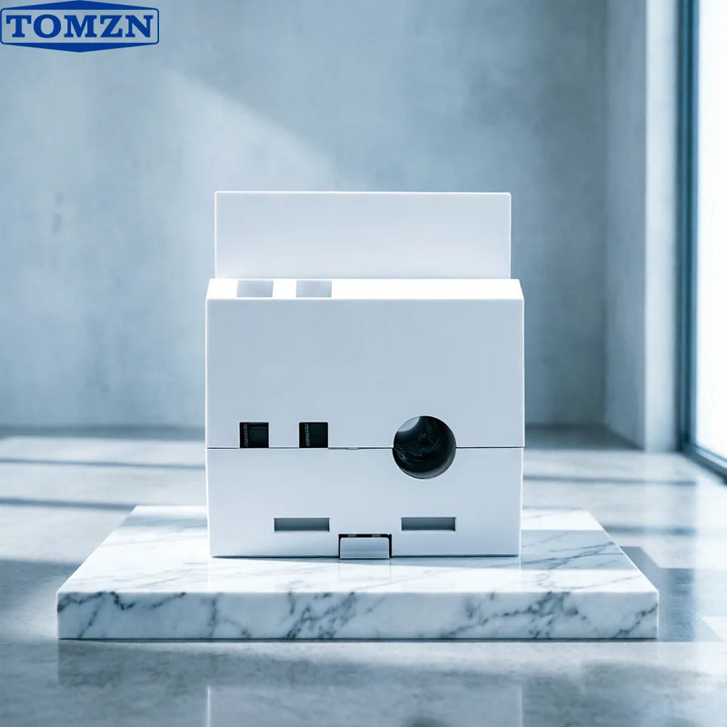 TOMZN WiFi Smart 6-in-1 DIN Rail AC Monitor–Voltmeter Current Power Factor Active KWh Energy Meter Frequency 110V–220V 100A TUYA