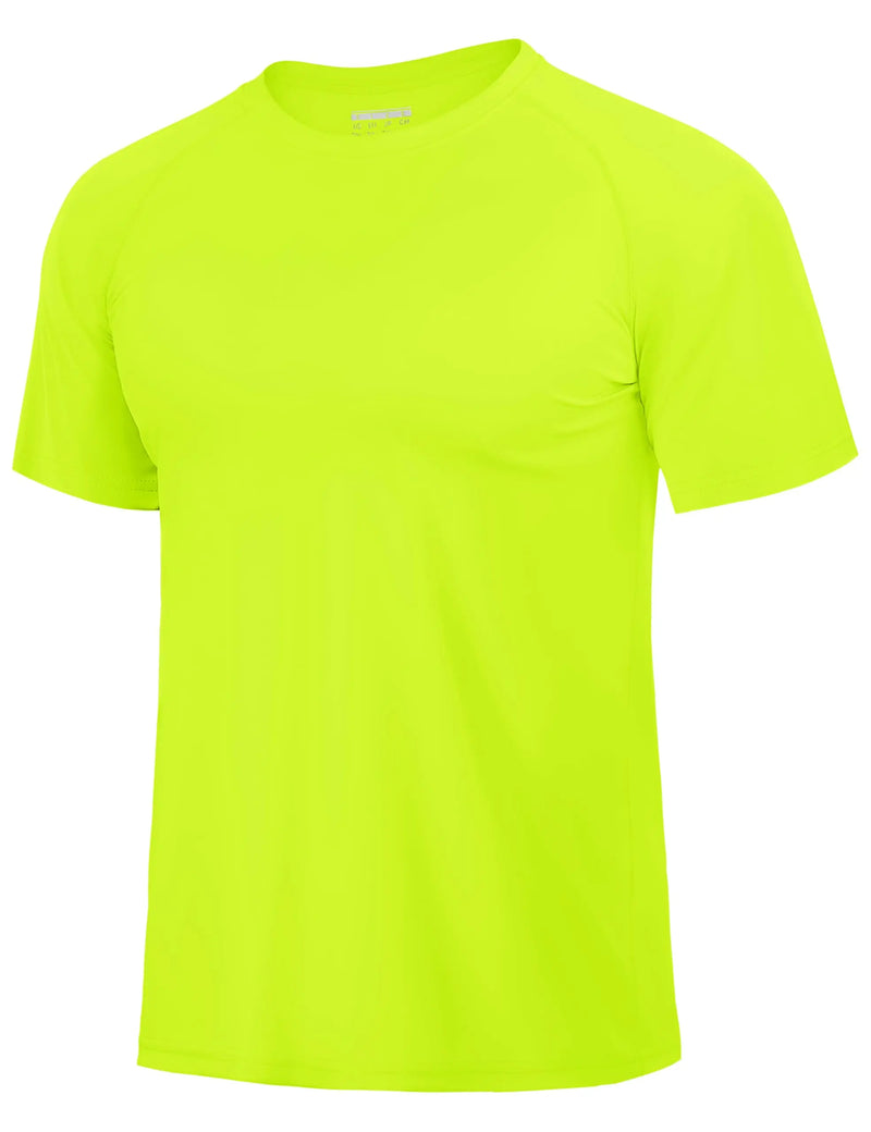 TACVASEN UPF 80+ Sun Protection T-shirts Men's Quick Dry Short Sleeve Athlectic T Shirts Hiking Running Swim T-shirts Tee Tops