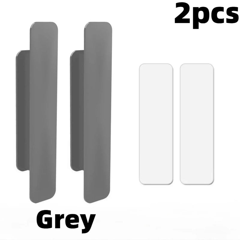2pcs Non-punching Self-Adhesive Door Handle Without Punching, Multi-Purpose Handle, Paste Cabinet Handle, Door Handles.