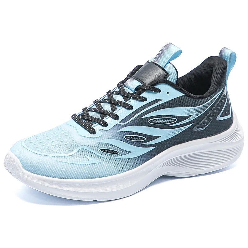 Men's lightweight casual sneakers spring summer new soft-sole breathable outdoor racing running shoes student speed sports shoes