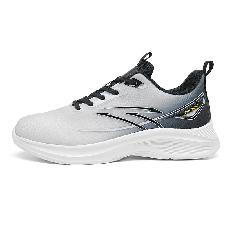 Men Sports Shoes Fashionable Mesh Breathable Lightweight Outdoor Soft Soled Fitness Shoes New Comfortable Versatile Tennis Shoes