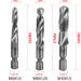 NEW Tap Drill Bit Set Hex Shank Titanium Plated HSS Screw Thread Bit Screw Machine Compound Tap M3 M4 M5 M6 M8 M10 Hand Tools 3Pcs Silver -1