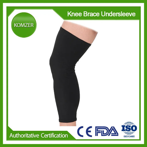 Knee Brace Undersleeve Closed Patella Protects Skin from Abrasions and Irritations, Comfortable, Breathable, Flexible, Non Slip