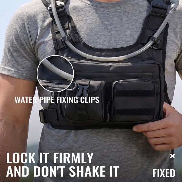 WRELS Hydration Vest Water Resistant Breathable Lightweight Hydration Backpack Trail Running Hiking Cycling Marathon Vest