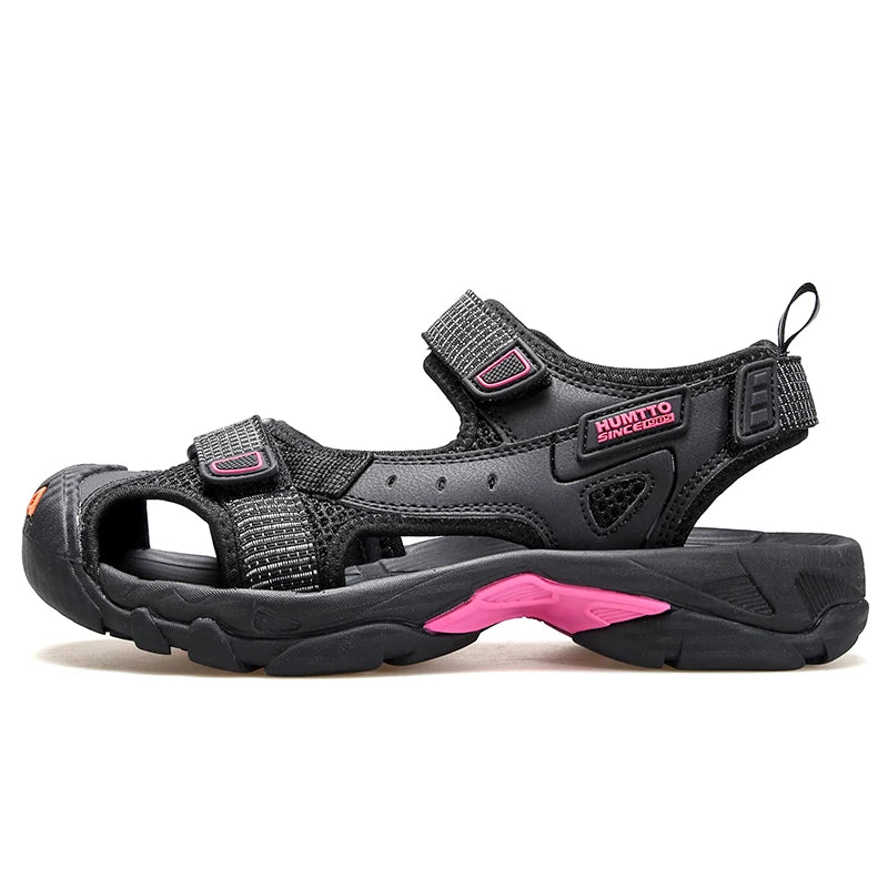 HUMTTO Hiking Shoes for Women Outdoor Sandals Womens Breathable Water Beach Sandals Summer Camping Fishing Climbing Aqua Sneaker