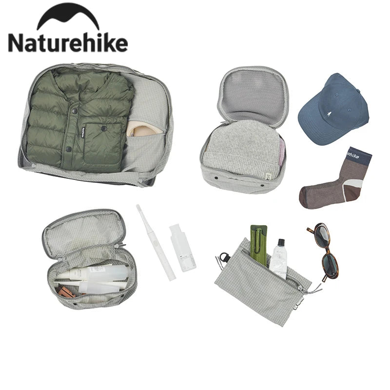 Naturehike Ultralight Portable Folding Travel Storage Bag Large Capacity Classification Organiser Outdoor Quick Dry Storage Bag
