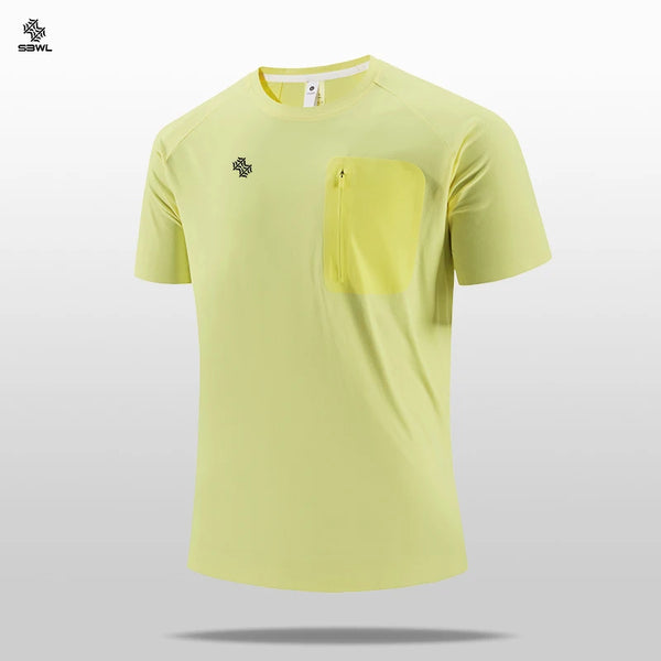 SBWL High Quality Men's Outdoor Running Casual Walking Training Weight Loss Sports Quick Drying T-Shirt Fitness Light Tee Tops