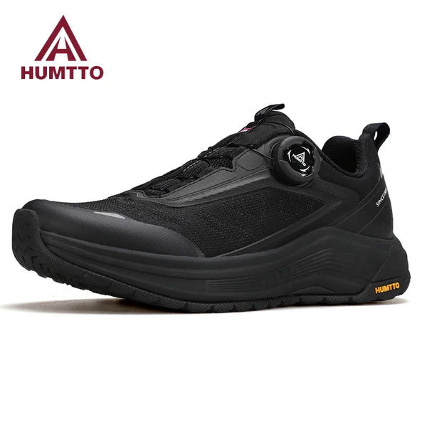HUMTTO Running Shoes Men Breathable Marathon Men's Sports Shoes Cushioning Black Sneakers for Man Luxury Designer Gym Trainers