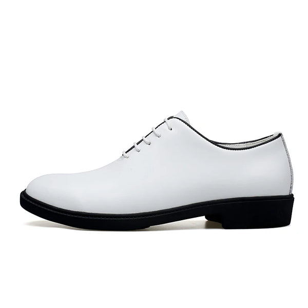 Plus Big Size 47 48 49 Luxury Leather Shoes Men White Black British Style Formal Shoes Gentleman Business Shoes Oxfords