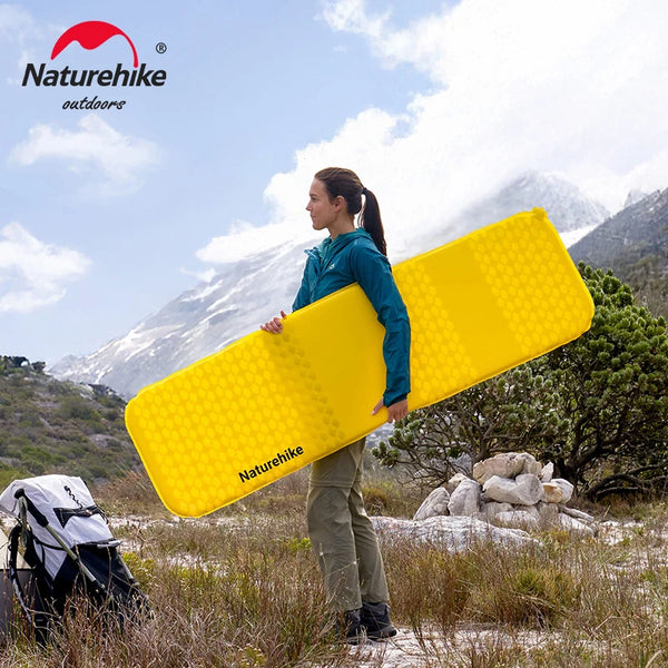 Naturehike Feather Bone 3.6R Ultralight Self-Inflating Mat Outdoor Moistureproof Pad Portable Foldable Camp Inflatable Cushion