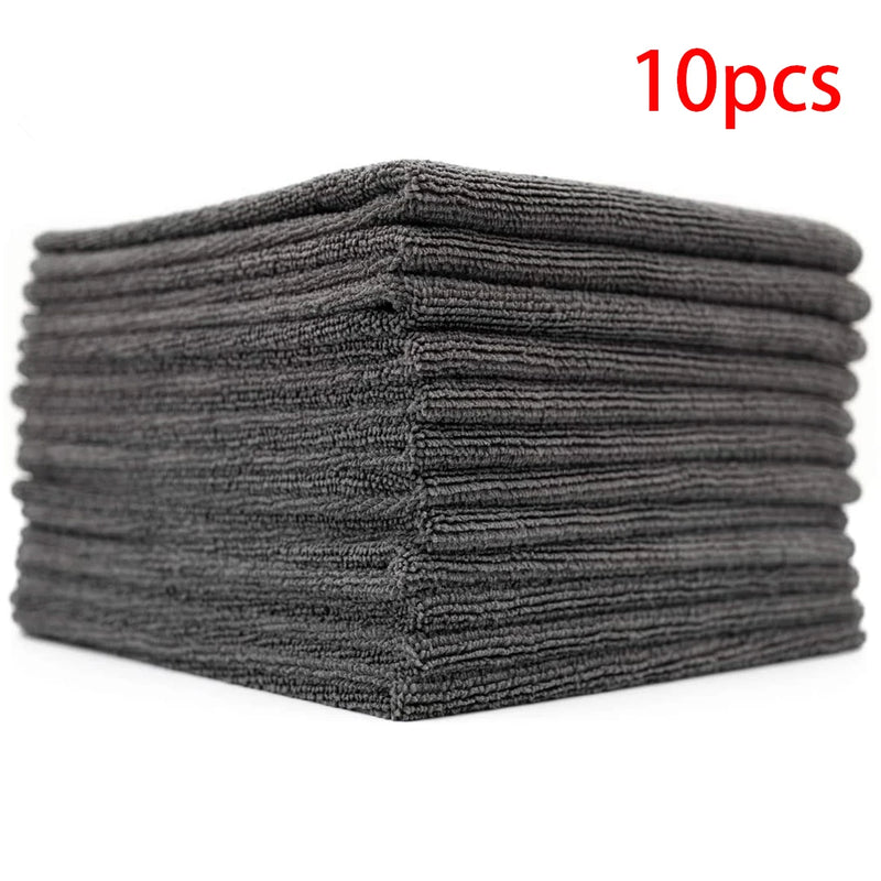 SEAMETAL 3/5/10pcs Car Wash Microfiber Towel Soft Edgeless Car Polishing Cloth Waxing Towel 40X40CM for Car Cleaning Accessories