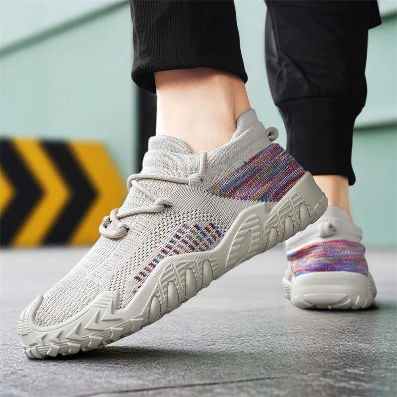 Men's mesh casual sneakers new summer soft-sole anti-slip outdoor running shoes fashion breathable lightweight speed sports shoe