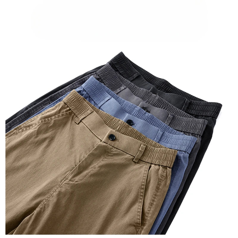 Summer Thin Lyocell Youth Wide-Leg Pants, Baggy Straight Trousers, Trendy and Comfortable Casual Pants