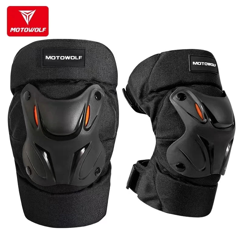 ឈុតការពារជង្គង់ម៉ូតូ Motowolf ឈុតការពារកែងដៃសម្រាប់ជិះលេងក្រៅផ្ទះបួនរដូវ ការពារការធ្លាក់ សម្រាប់បុរសស្ត្រី