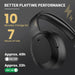 Edifier W820NB Plus Wireless Noise Cancelling Headphones Hi-Res Wireless with LDAC Codec 49hrs of Playtime Bluetooth Headset