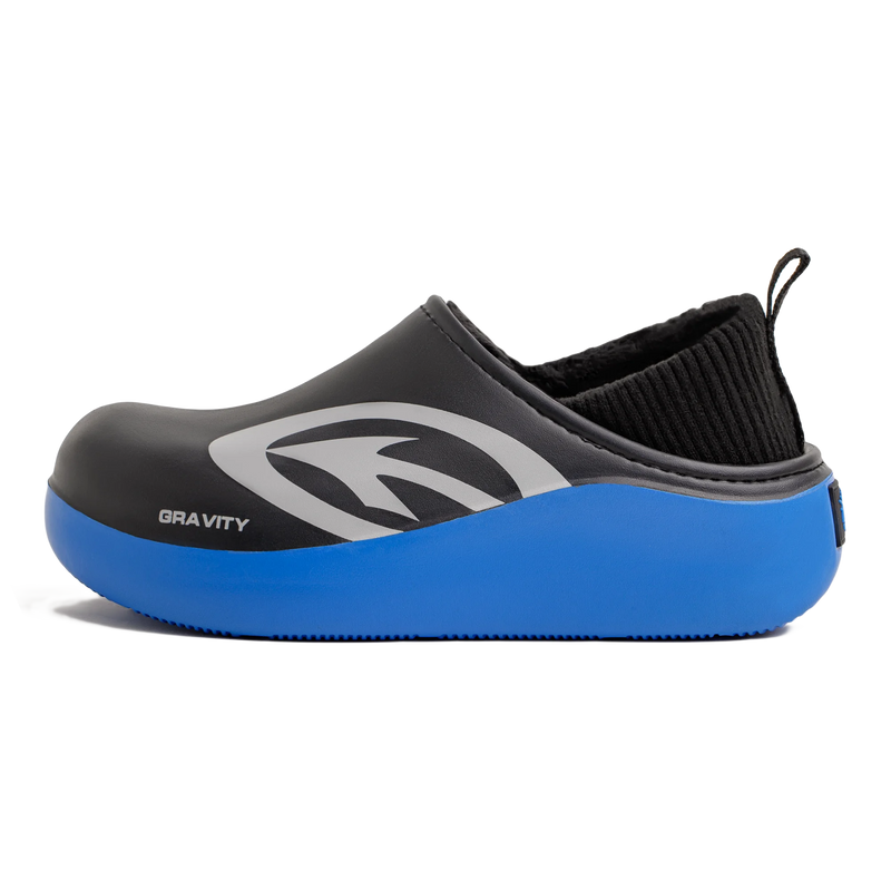 Maden Men’s Casual Fleece-Lined Slip-On Slippers Warm Thick-Sole Outdoor Slippers Breathable Color-Block Shoes for Fall Winter