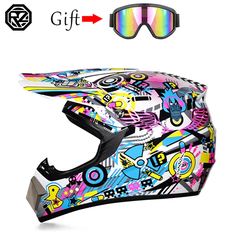 Children and adolescents professional full coverage motorcycle off-road race helmet bike AM DH helmet capacity motocross casso