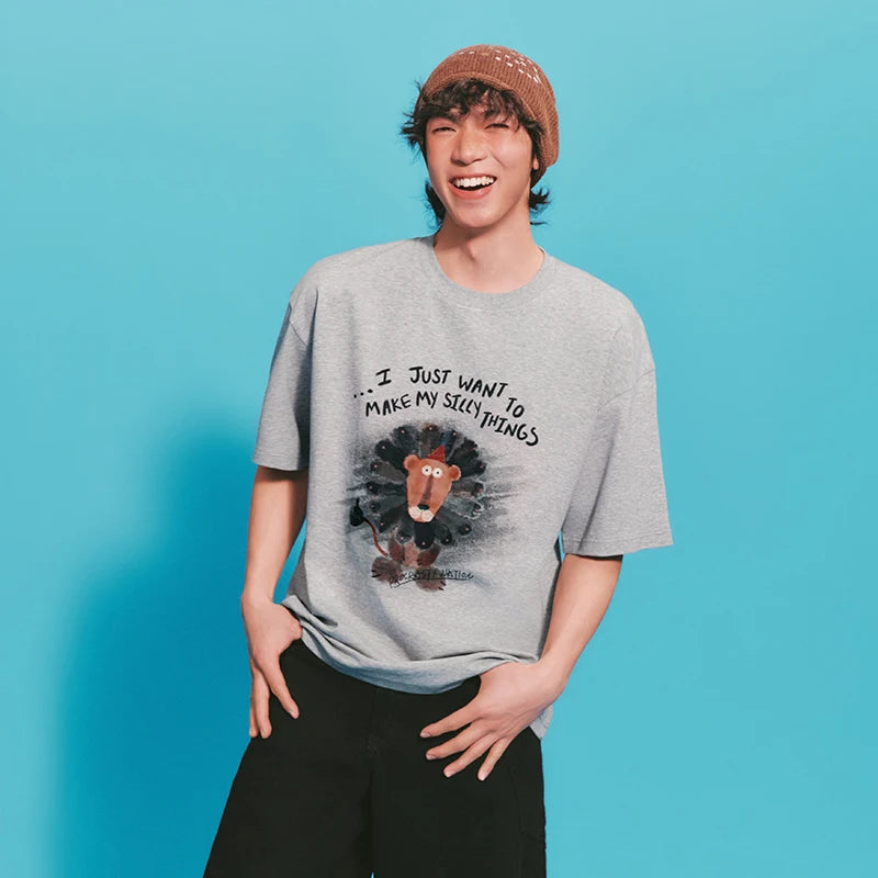 Semir Men Tshirt Cool Feeling Graphic Print Knit Short Sleeve Summer 2026 Mall Style Casual Everyday Wear Fashion Top