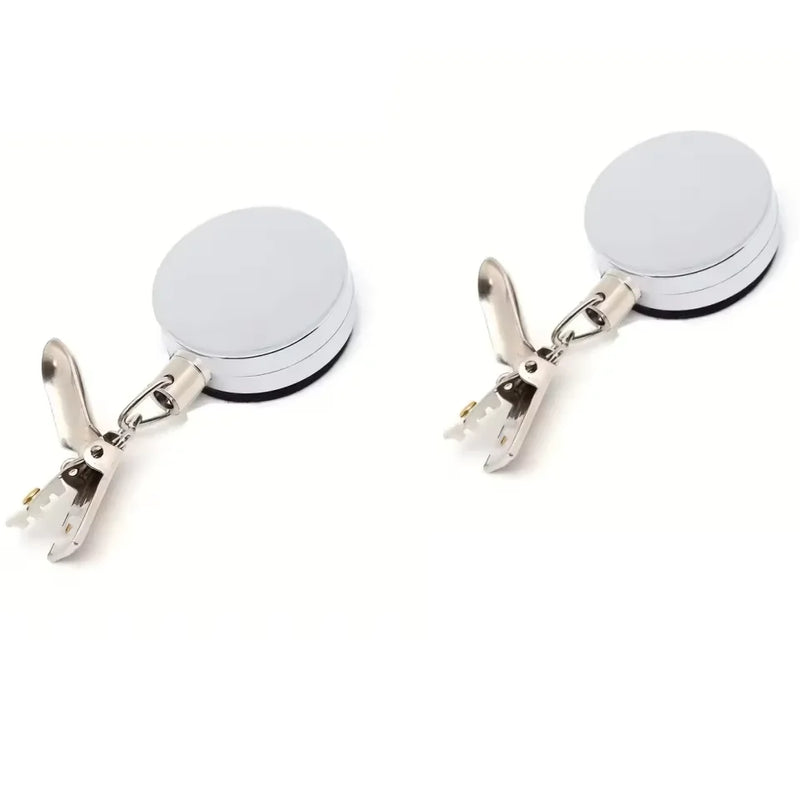 Automatic Retractable Towel Rack, No Punching Self-Adhesive Wall Hanging Towel Holder, Automatic Rebound with Strong Clip