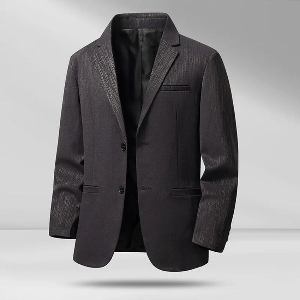Men's Slim Fit Casual Blazer Suit Jacket Business Daily Solid Color Notch Lapel Single Breasted Long Sleeve Top