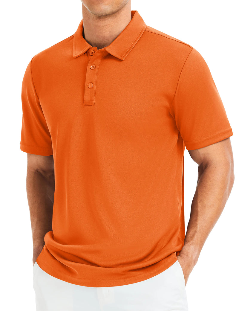 TACVASEN Men's Quick Dry Lightweight Polo Shirts Short Sleeve Golf Collared Moisture Wicking Athletic Performance Casual Polos