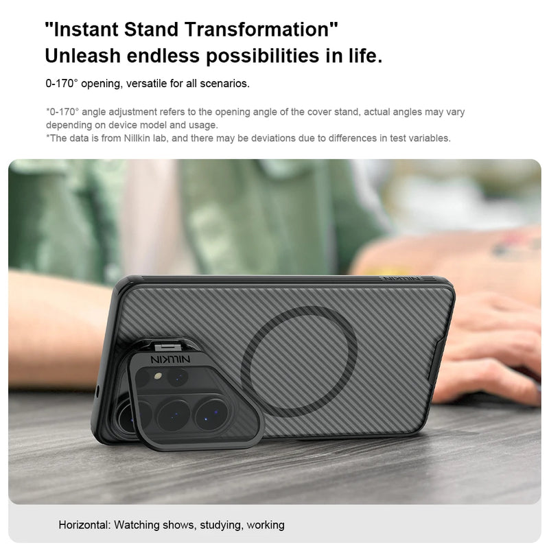 NILLKIN For Samsung Galaxy S26 Ultra Magsafe Case CamShield Prop With Camera Protection Magnetic Back Cover For Samsung S26Ultra