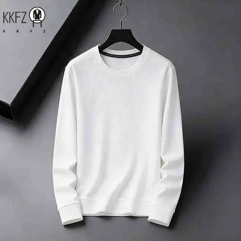 Fashion Men's Dusty  Crew Neck Long Sleeve Knit Top Slim Fit Casual Wear for Street Style & Commute