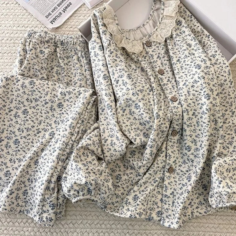 Comfort for Homewear Long Sleeve Pajamas Autumn Sleepwear Women Soft 2 Piece Pyjamas Nightwear Home Clothes Loungewear Suit