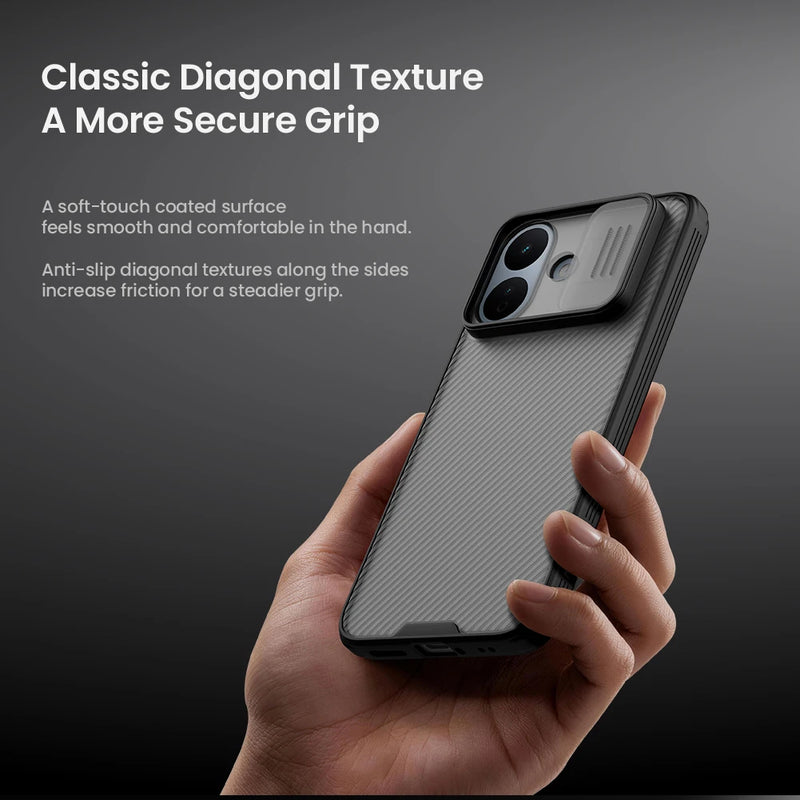 NILLKIN For Xiaomi Redmi Note 17 Pro Case CamShield Pro With Sliding Camera Protection PC Back Cover For Redmi Note 17 Pro Cases