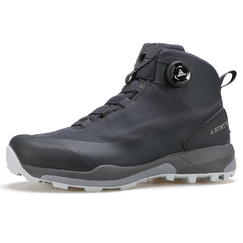 HUMTTO Outdoor Mountain Climbing Hiking Shoes for Men 2025 Winter High Top Anti Slip Sneakers Professional Trekking Boots Man