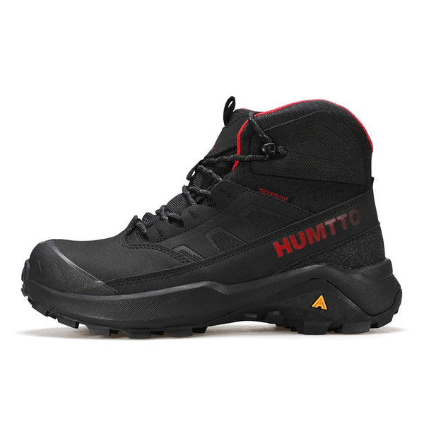 HUMTTO Hiking Boots for Women Leather Non-slip Women's Sports Shoes Winter Outdoor Mountain Sneakers Breathable Trekking Shoes
