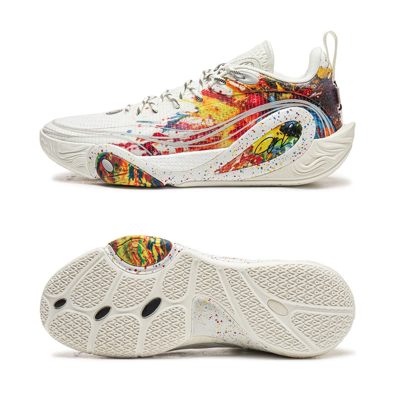 ស្បែកជើងបាល់បោះបុរស Li-Ning WADE DLO 1 លើទីលាន BOOM ទម្ងន់ស្រាល ស្រូបយកឆក់ ទ្រទ្រង់លំនឹង ស្បែកជើងប៉ាតា ABPV009