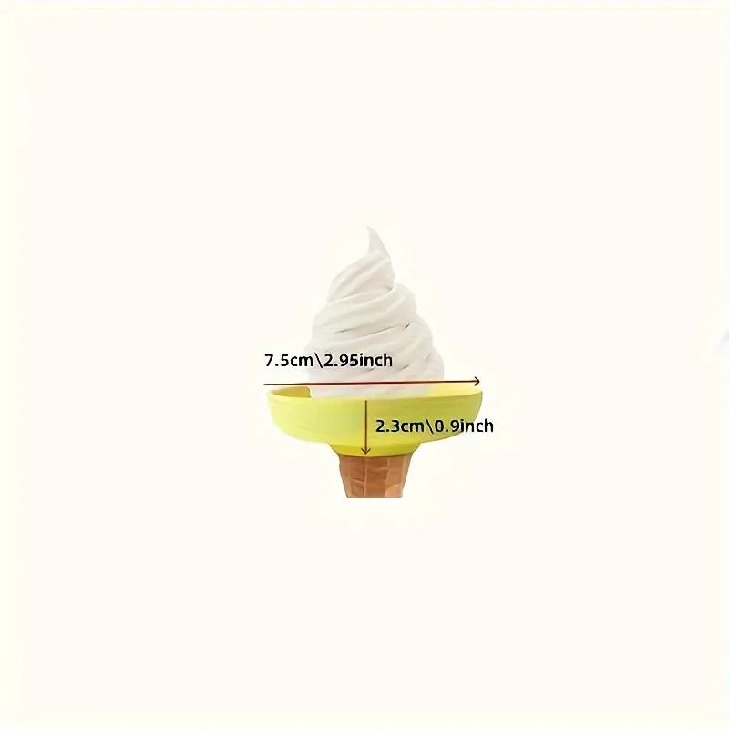 1/2pcs Ice Cream Rack Leak Proof Ice Cream Mold - Ice Cream Tray Bracket with Drip Cap Leak Proof, Portable.Ice cream rack.
