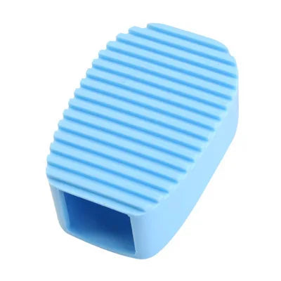 1pc Portable Mini Washing Board,Candy-Colored Handheld Thickened Silicone Washing Brush,Scrub Board Cleaning Brush.Laundry Board
