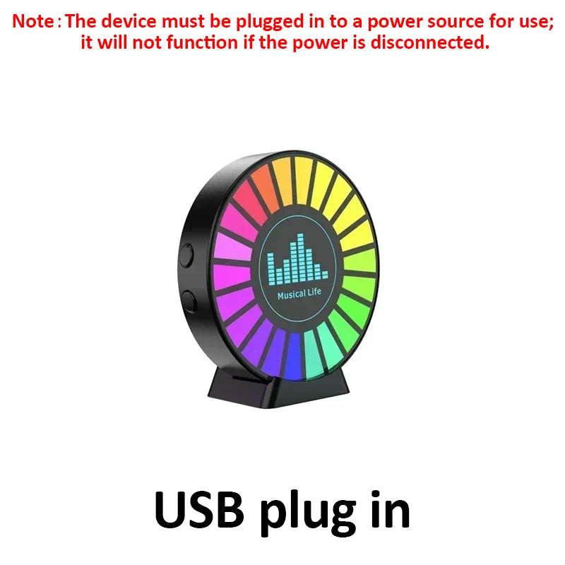 RGB Car Perfume Music Rhythm Sync Pickup Lamp Aroma Diffuser Auto Interior Rgb Ambient Lighting Car Aromatherapy Light