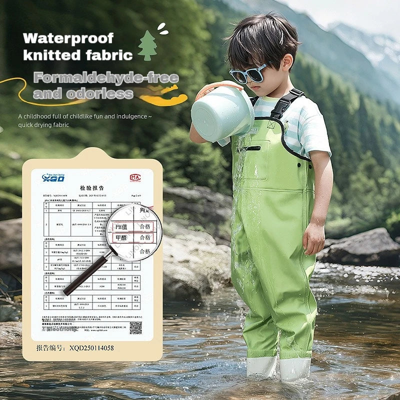 ឈុតលេង PVC ការពារទឹកជ្រាប, ឈុតឈុតភ្លៀងទន់ និងមានខ្យល់ចេញចូល, អាចលៃតម្រូវទំហំបានសម្រាប់ក្រៅផ្ទះគ្រប់អាកាសធាតុ